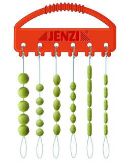 Jenzi Silikonstopper Sortiment oval grün