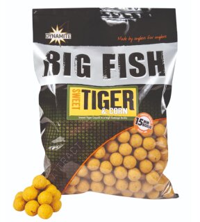 Dynamite Baits Sweet Tiger &Corn  Boilies 20mm 1kg
