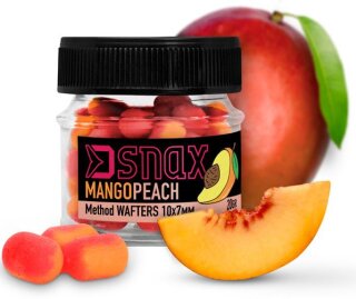 Delphin D Snax Wafter 7x5,5mm 20g  Mango-Pfirsich