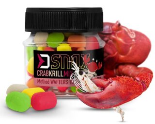 Delphin D Snax Wafters  Mix Bunt 10x7mm 20g Krabbe-Krill