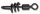 Carp Spirit Cork Screw Swivel 10Stück
