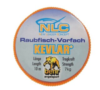 Kevlar Ultra X Raubfisch Vorfach mit Wirbel