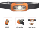 Jenzi LED  HLS-150 Kopflampe wiederaufladbar mit Sensor