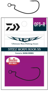 Daiwa Steez Worm Offset Wurmhaken SS mit Ring