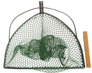 Kescher XL BB73cm eckig inkl Netz MW 20mm pulverbeschichtet