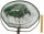 Kescher XL BB73cm oval inkl Netz MW 20mm pulverbeschichtet