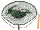 Kescher XL BB73cm oval inkl Netz MW 15mm pulverbeschichtet