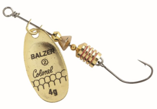 Balzer Colonel Z Spinner mit Einzelhaken Gold