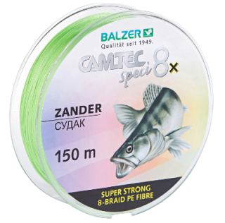 Balzer Camtec Spezi x8 Zielfischschnur 150m Zander 0,16mm