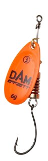 DAM EFFZETT Spinner Einfachhaken  Orange Gr. 2 4g