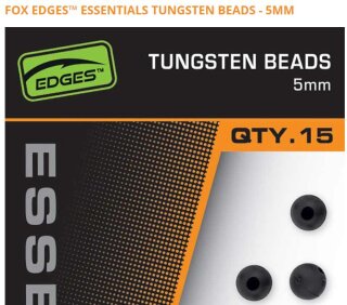 Fox Edges Tungsten Beads 5mm 15Stück