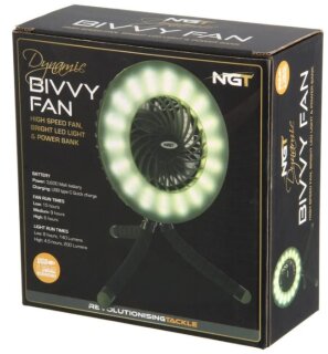 NGT Bivvy Fan + Light + Powerbank