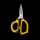BlackCat HD Braid Scissors gelb