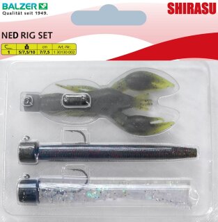 Balzer Shirasu Ned Rig Set 7/7,5cm 3Stck.