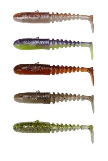SavageGear Gobster Shad 11,5cm 16g 5 Stück Clear Water Mx