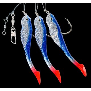Jenzi Meeresvorfach 3-Arm Fish Blue