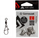 Mikado Snap Round Swivel 10St.