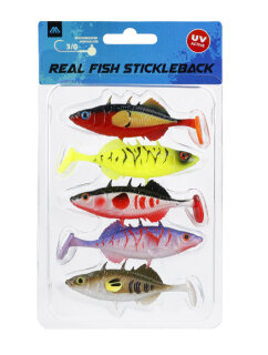Mikado Real Fish Stickleback mixed 5pcs.