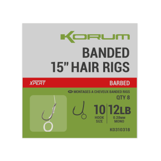 Korum Banded Hair Rigs 40cm Vorfach