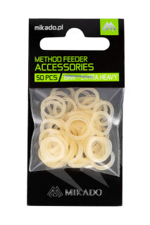 Mikado Baitbands Pelletgummis 8mm 50Stck Natur