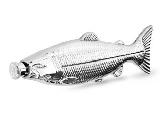 Delphin Edelstahl-Flachmann Fisch 140ml