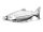 Delphin Edelstahl-Flachmann Fisch 140ml