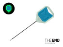 Delphin T-END GripXF Fluo Needle