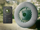 Delphin Ventix Ventilator mit Lampe 4400mAh