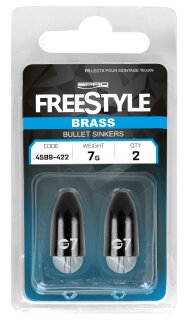 Spro Freestyle Bullet sinkers + Glass Beads Brass