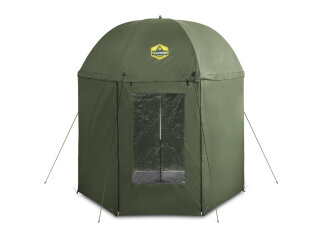Delphin Angelschirm Thunder mit kompletter Seitenwand 250cm grün