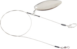 Balzer 7x7 Stahlvorfach mit Spinnerblatt  35cm 1Stck 13kg
