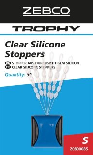 Zebco Silikonstopper Trophy clear transparent