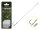 Delphin Braided Sting Method Feeder Hair Rig 12cm mit Spiess 7mm