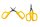 Braid Scissors  Titanium Schere