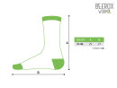 Delphin BEEROX WORM | Gr. 41–46 / 2 Paar Socken-Set in der Dose